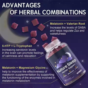Gummies à la mélatonine pour adultes en marque privée OEM/ODM - Complément vitaminique pour la relaxation et le sommeil, 60 gummies par flacon - Product Image 4