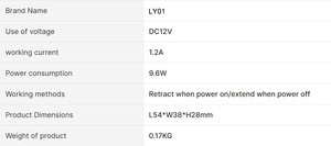 An toàn điện 12V & 24V DC solenoid cửa tủ khóa - Product Image 6