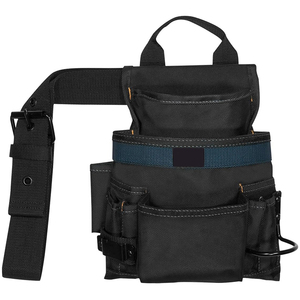 Bolsa <span class=keywords><strong>de</strong></span> Herramientas y Clavos Balísticos <span class=keywords><strong>de</strong></span> Cuero Personalizada 2823, 10 Bolsillos, Mediana, Acceso Fácil y Rápido para Reducir el Tiempo - Product Image 2