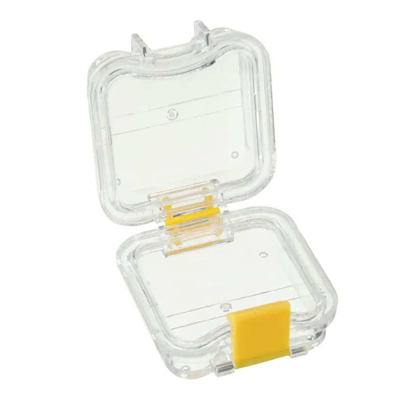 Denture Membrane Box Portable Dental Teeth Box with Translucent Film