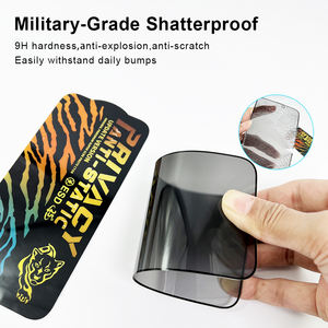 Protezione dello schermo in vetro temperato Anti impronte digitali per <span class=keywords><strong>Iphone</strong></span> 16 Pro Max <span class=keywords><strong>Privacy</strong></span> Anti Spy 9H durezza facile installazione completa - Product Image 2