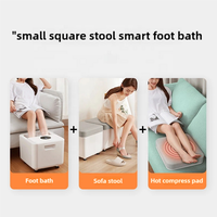 Bain de pieds massant Shiatsu à pétrissage profond, relaxant, entièrement automatique, baignoire de massage pour les pieds, seau de trempage pour les pieds multifonctionnel