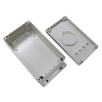 Boîtiers électriques extérieurs muraux, fournisseurs d'équipements électriques, boîtier personnalisé en plastique ABS étanche, connecteurs circulaires, boîte de projet électrique