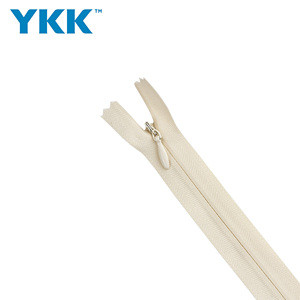 Pour YKK #3 dissimuler les fermetures éclair Style régulier 600 couleurs Nylon Invisible extrémité fermée pour les accessoires de vêtement et de traitement - Product Image 4