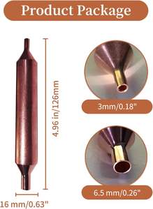 Set Filter Pengering Kulkas Merek <span class=keywords><strong>DR</strong></span>, 5 Buah, 16mm X 126mm, Lubang Diameter Dalam 3mm X 6.5mm, Bahan Tembaga, Garansi 1 Tahun - Product Image 2