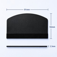 Outil de nettoyage d'écran pour protecteur d'écran de téléphone, raclette pour film hydrogel, carte de pose, application de vinyle avec logo et taille personnalisée