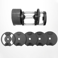 Ensemble d'haltères libres, haltères réglables, plaques de poids pour haltères, 20 kg, entraînement, multi-gym, équipement de fitness, haltères réglables
