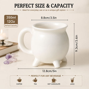 <span class=keywords><strong>Tasse</strong></span> <span class=keywords><strong>Chaudron</strong></span> de Sorcière pour Halloween, <span class=keywords><strong>Tasse</strong></span> à Boire Nouveauté Sorcellerie pour Décoration d'Halloween, Friandises ou Cadeaux de Fêtes - Product Image 6