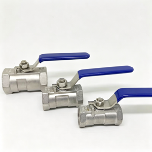 1 Pièce Vanne à boisseau sphérique en acier inoxydable, filetage NPT femelle, pour conduite d'eau, vanne d'arrêt, 1/4 à 2 pouces, poignée à levier, passage plein, ensemble de pose - Product Image 6