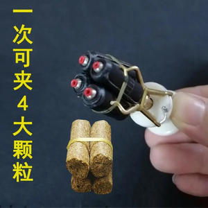 Clip extra large pour vers de sang avec élastiques épaissis pour la pêche à la carpe en eau douce, fixation de hameçon en plastique pour la pêche au fond - Product Image 5