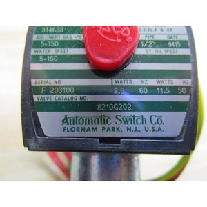Vanne solénoïde Asco 8210G202 en laiton, 2 voies, vanne de régulation de température normale - Product Image 6