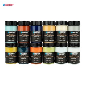 Bán buôn nhà Deco 12 màu sắc 60ml màu mờ phấn sơn Kit cho đồ nội thất - Product Image 1