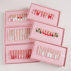 <span class=keywords><strong>Uñas</strong></span> <span class=keywords><strong>Postizas</strong></span> <span class=keywords><strong>de</strong></span> Alta Calidad con Diseño Navideño, <span class=keywords><strong>Uñas</strong></span> Bonitas para Año Nuevo, Hechas a Mano, Cobertura Completa, Arte <span class=keywords><strong>de</strong></span> <span class=keywords><strong>Uñas</strong></span> 3D, Pegamento para <span class=keywords><strong>Uñas</strong></span> - Product Image 2