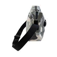 Sac bandoulière imperméable en PVC avec fermeture éclair, 3L, design tendance, unisexe