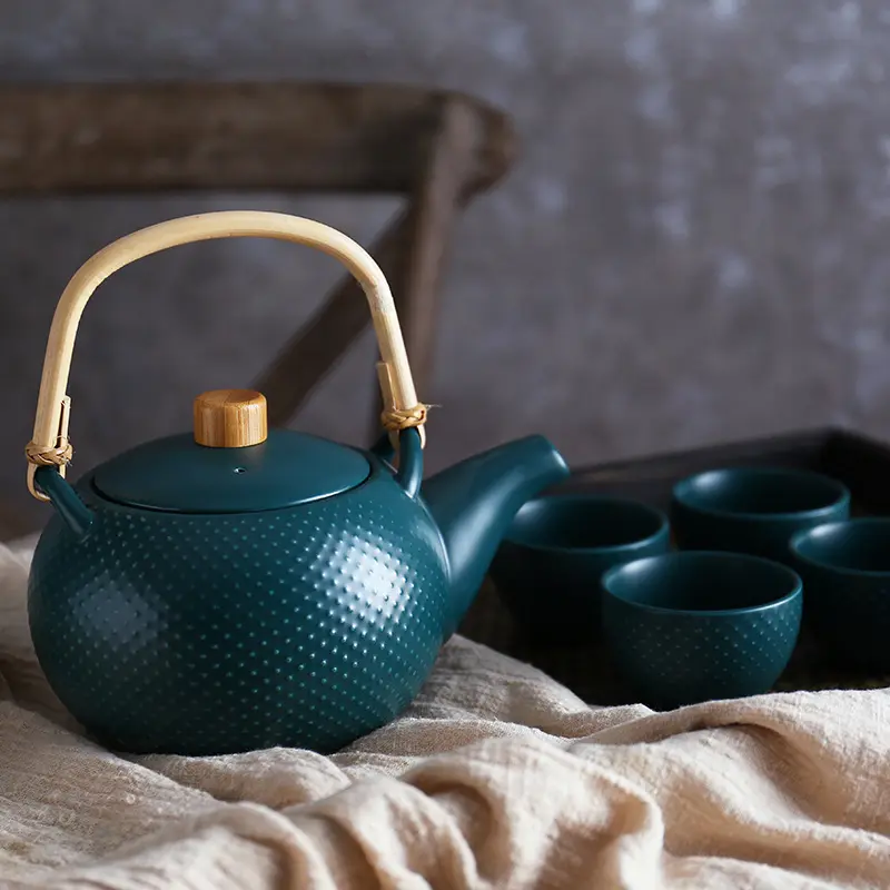Luxury Vintage Bone China Ceramic English Tea Pot Chinese Gift Turkish Clay Tea Set Coffee Cups for Afternoon Tea