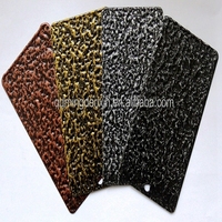 Peintures électrostatiques personnalisées en poudre Revêtement métallique en polyester époxy respectueux de l'environnement Revêtement en poudre CE