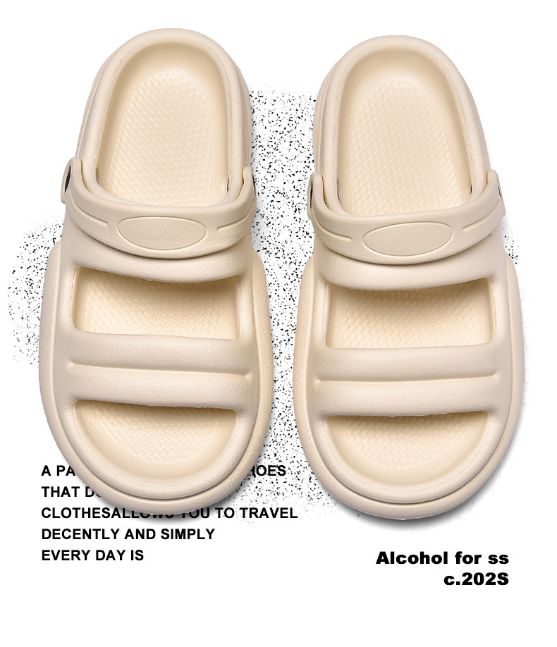 Trend Anti-slip Unisex Slippers and Sandals Beach Dual-use Non-slip Slippers for Men