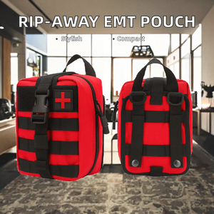 Bolsa Táctica Molle para Emergencias Médicas, Bolsa de Primeros Auxilios Desprendible, Bolsa de Rescate de Emergencia, para Viajes, Senderismo, Moda - Product Image 2