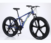 Vélo de montagne de descente de haute qualité de 26 pouces en acier carbone, suspension intégrale, pneus larges double V, 27 vitesses, avec fourniture d'usine OEM