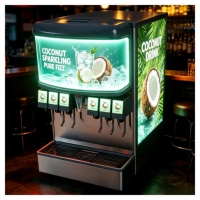 Affiche publicitaire EL pour réfrigérateurs et congélateurs. À coller sur la porte, le panneau latéral ou le dessus. pour les promotions de boissons et de glaces