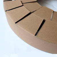 Carton Anti-collision dentelé cerclage palette emballage papier d'emballage Cargo coin bord garde bobine protecteur avec boucle