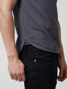 Camiseta de Manga Corta con Cuello Redondo para Hombre, Ajustada, de Poliéster/Algodón Grueso, con Serigrafía Personalizada con Logotipo Frontal - Product Image 6