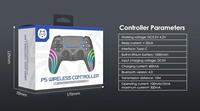 Für PS5 Bluetooth-Spielcontroller Hall-Joystick Bewegungssensor Vibration Kabelloser Controller Mit RGB Farbiger Lichteffekt