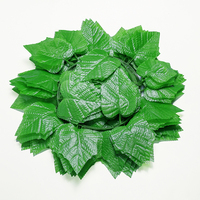 Venta al por mayor plantas de seda de hoja perenne vid artificial verde hoja de arce hiedra vid de uva para la decoración de la boda del hotel de la oficina en casa