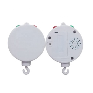 Berceau portable pour bébé, plateau de musique avec piles, <span class=keywords><strong>12</strong></span>/35 sonneries, blanches - Product Image 1