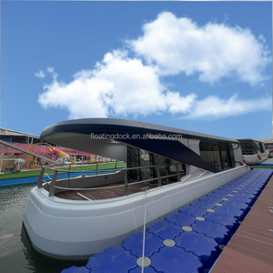 Flotteurs modulaires articulés en PEHD pour pontons de quai, résistants aux UV, pour maisons flottantes, villas et bateaux. - Product Image 6