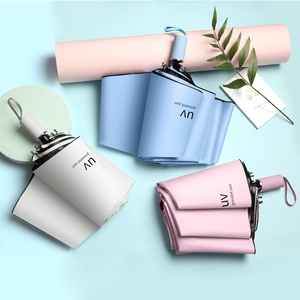 DD4264 Parapluies Pliants Personnalisés <span class=keywords><strong>Pas</strong></span> Chers Blancs Anti-Vent Portables Anti-UV Automatiques avec Boîte Cadeau et Logo - Product Image 4