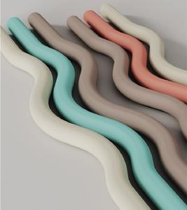 Thanh tập Pilates cong, thanh tạ, thanh tập thể dục bằng silicon <span class=keywords><strong>15</strong></span> lbs, thanh tạ tập gym bằng silicon - Product Image 6