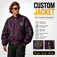 Veste universitaire unisexe Paris Brand B, collection automne 2026, brodée, en fourrure de lapin, col montant décontracté, extérieur en nylon, fermeture éclair frontale