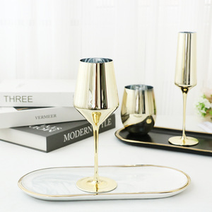 Coupe en verre cristal mariage or doré flûte à champagne verres à vin ensemble avec <span class=keywords><strong>lot</strong></span> rustique - Product Image 4