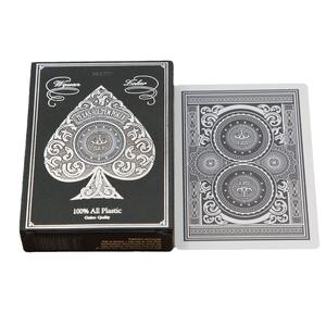 Wanquan Luxury Gold Texas Hold'Em Cartes à jouer Best-seller Bord en feuille d'or en plastique étanche pour les sports d'extérieur et la maison - Product Image 5