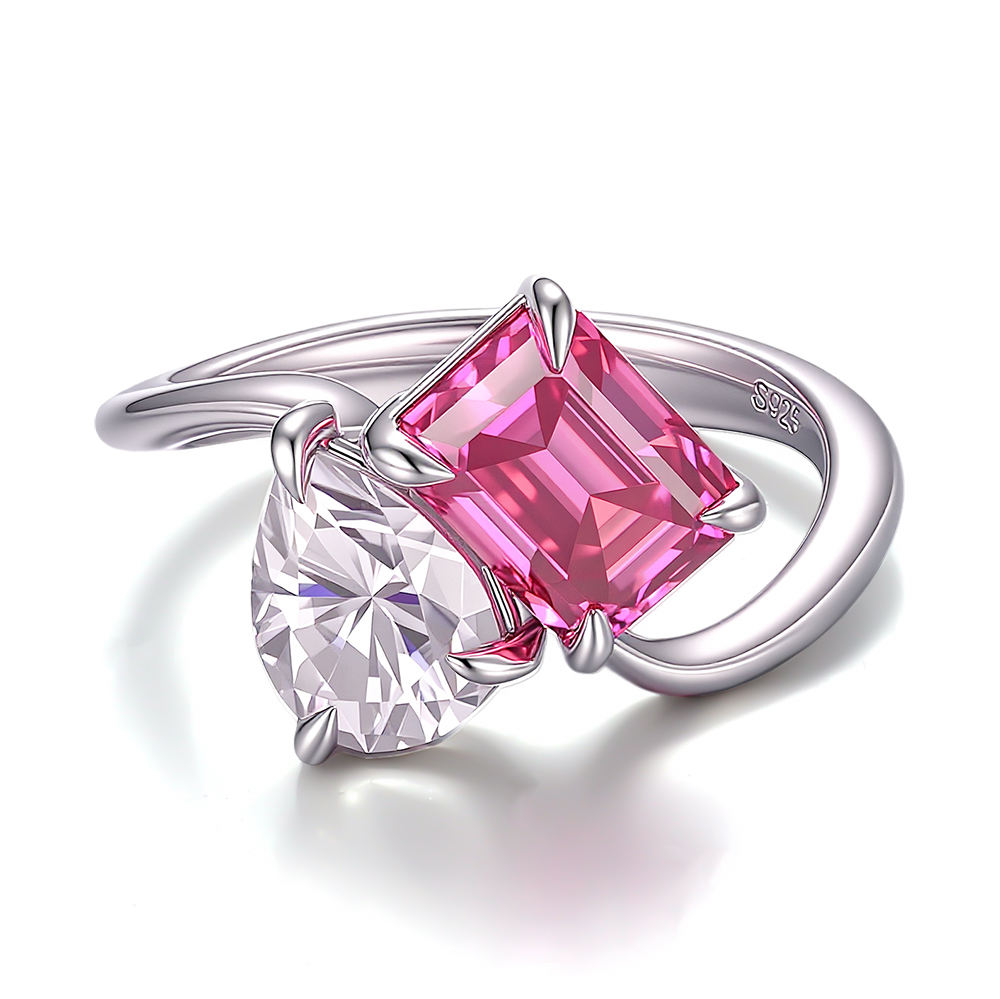 แหวนมอยซาไนต์ทอง 14K แท้