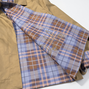 Veste décontractée à manches longues à simple boutonnage de couleur kaki avec col rabattu <span class=keywords><strong>pour</strong></span> femmes - Product Image 4