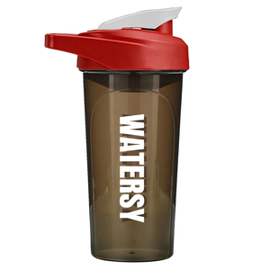 Bouteille de shaker de protéines de sport en plastique <span class=keywords><strong>noir</strong></span> de 700 ml, sans BPA, écologique, avec logo personnalisé, mince et simple - Product Image 4