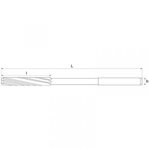 FERVI - A212/03.00 Machine <b>reamer</b> with cylindrical attachment - EAN 8012667256487 POWER TOOLS ACCESSORIES - Product Image 2