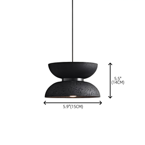 Lampe suspendue LED <span class=keywords><strong>vintage</strong></span> créative sur mesure en gros, lampe de chevet moderne en travertin noir pour îlot de cuisine - Product Image 2