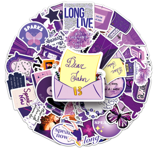 50PCS Pegatinas Personalizadas Listas para Enviar, Pegatinas Impermeables <span class=keywords><strong>de</strong></span> Anime, Lindas Caricaturas, Dibujos Animados, Speak Now, Álbumes <span class=keywords><strong>de</strong></span> Red <span class=keywords><strong>Taylor</strong></span>, Pegatinas <span class=keywords><strong>de</strong></span> Dibujos Animados - Product Image 6