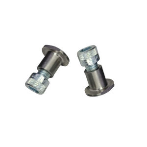 Bicicleta Pedal manivela acortador moleteado cabeza plana hexagonal empotrado pernos divididos - Product Image 4