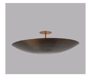 Lustre moderne décoratif en laiton de style mid-century, luminaire suspendu pour salle à manger, chambre, salon, intérieur - Product Image 1