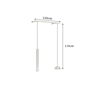 Étagère d'angle audacieuse de style <span class=keywords><strong>baroque</strong></span> en acier inoxydable à 2 niveaux, finition brillante, spéciale pour magasin de vêtements, présentoir pour vêtements pour femmes et enfants - Product Image 6