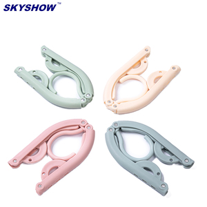 Appendiabiti <span class=keywords><strong>da</strong></span> <span class=keywords><strong>viaggio</strong></span> pieghevole portatile appendiabiti in plastica - Product Image 4
