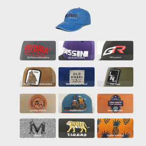 Casquette de Baseball brodée en 3D classique, Protection solaire formelle vintage, casquette délavée en denim, chapeau de papa pour hommes Gorras - Product Image 3