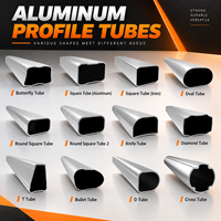 Poignée télescopique en alliage d'aluminium pour valise, tube carré 2/3 sections, tige de traction réglable pour accessoires de bagages