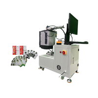Etiqueteuse entièrement automatique à impression en temps réel Codes à barres Code QR Machine d'étiquetage auto-adhésive pour boîtes en carton plat