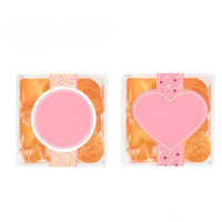 Boîtes à bonbons pour invités, boîte cadeau pour fête prénatale, fournitures de fête, cubes en acrylique transparent, boîtes à chocolat carrées
