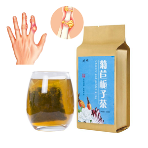 Té de Ácido Úrico de Chicoré y Gardenia OEM, 30 Bolsitas |   Té Herbal Natural <span class=keywords><strong>para</strong></span> el Alivio de <span class=keywords><strong>la</strong></span> <span class=keywords><strong>Gota</strong></span>, Dolor Articular y Desintoxicación Renal, Éxito de Ventas en África - Product Image 1